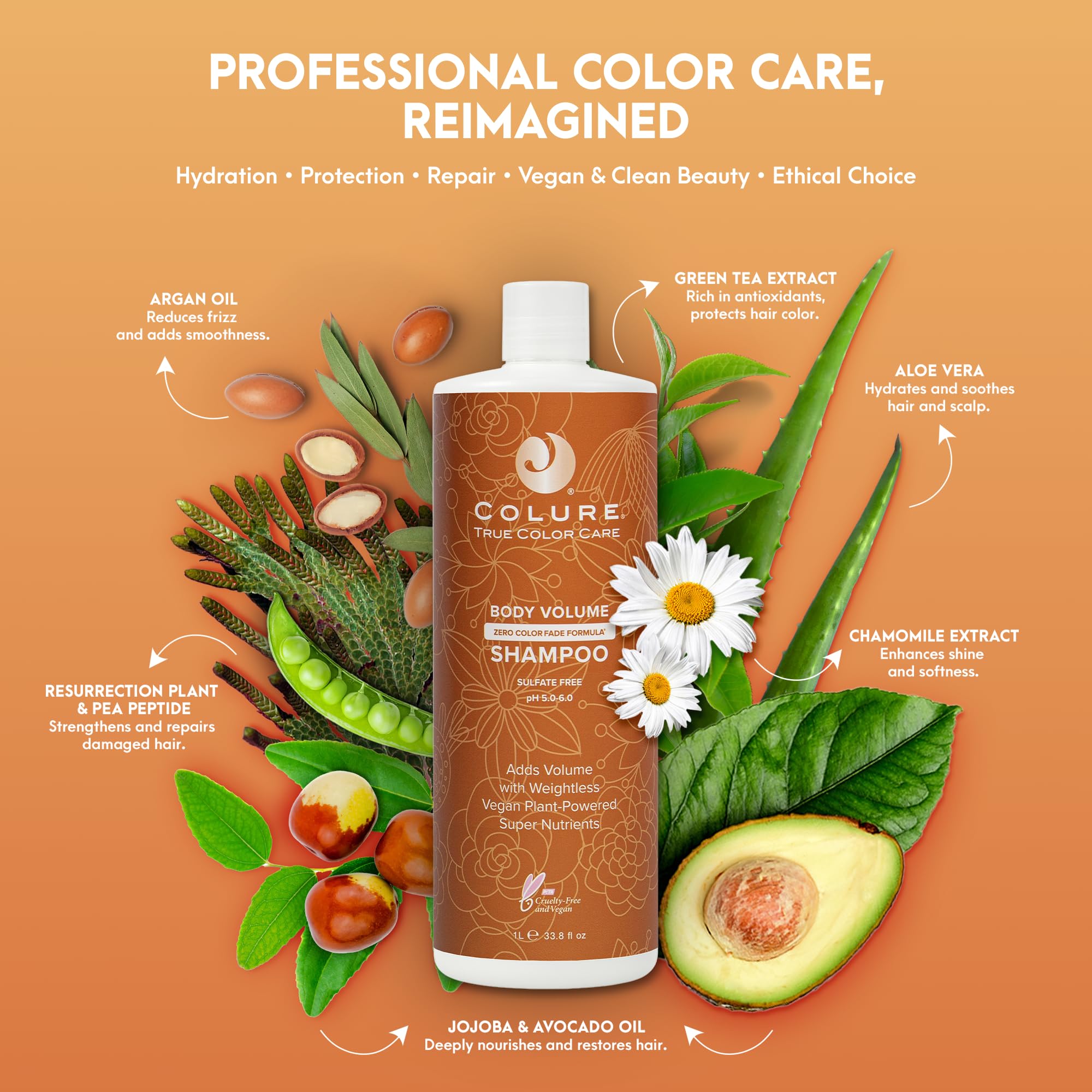 COLURE salon glow result hints at professional-grade shine and balanced moisture