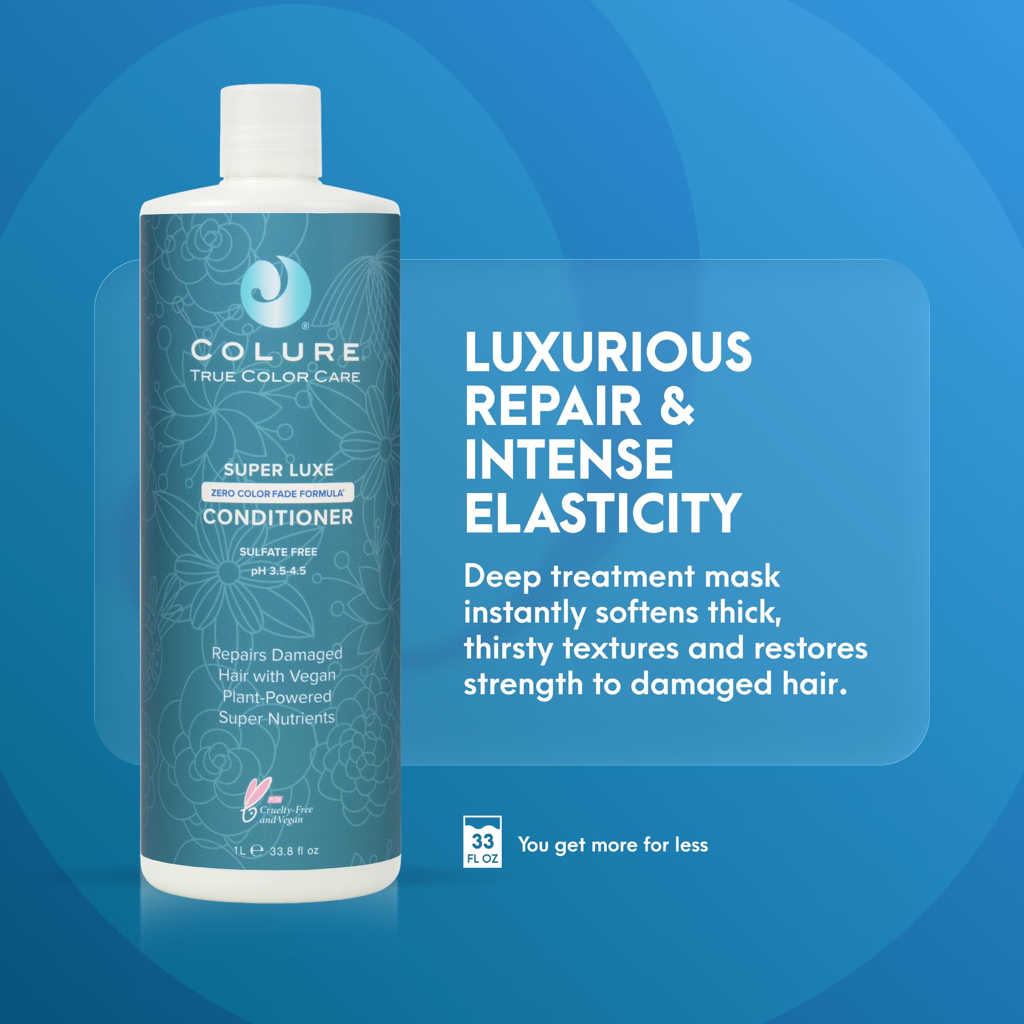 COLURE packaging emphasizes vegan and organic formulation for clean beauty.