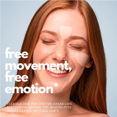 Forehead triangle patches from Comfordent offer subtle smoothing during daily activities.