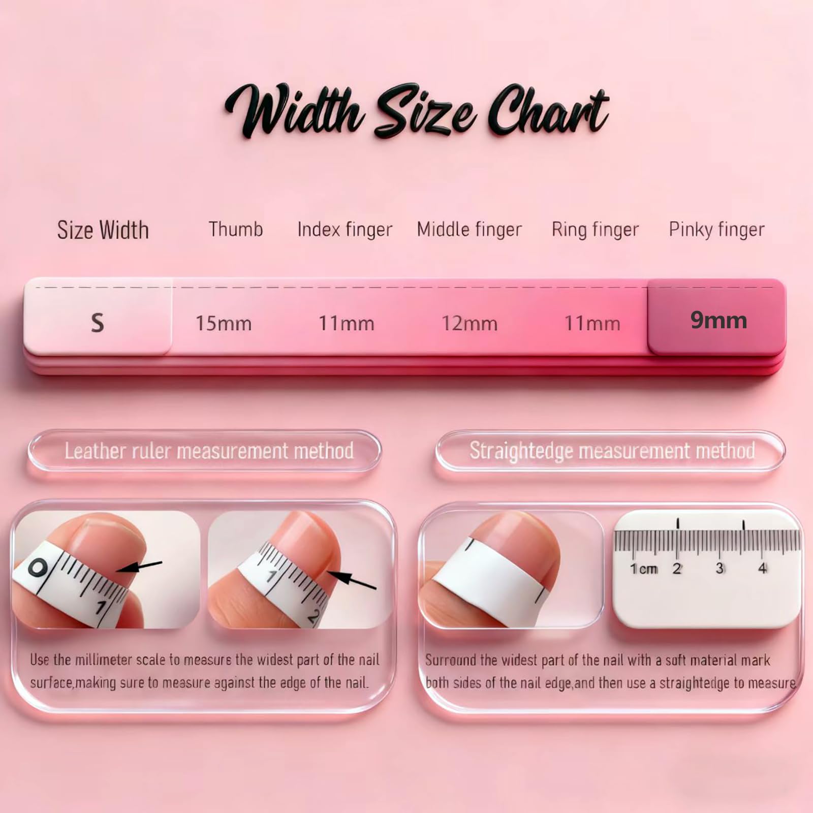 10Pcs Blue Flower Press On Nails offer comfortable-fit for easy typing.