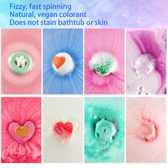 Comfso bath bombs cake shape for playful spa moments