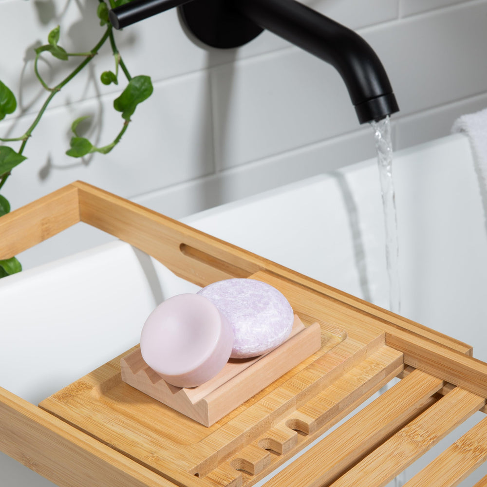 Community Goods shampoo bar travel-friendly packaging for easy trips.