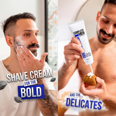 Complete For Men natural ingredients including shea butter, coconut oil, and jojoba oil nourish skin.