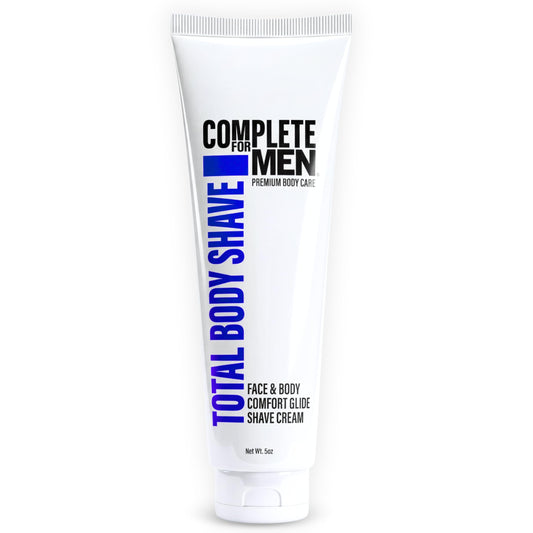 Complete For Men shaving cream foam for a smooth, comfortable glide.