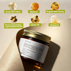 comsl Whipped Tallow Honey Cream face care close-up for sensitive skin