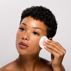 COMUNE AHA Exfoliant Toner night routine visualization for soothing self-care.