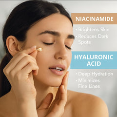 Concentrated serum capsules Hyaluronic acid blue for deep hydration and plumping