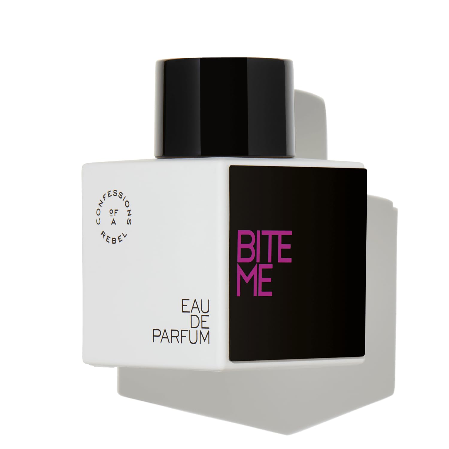 Confessions of a Rebel Bite Me EDP bottle pour for bold, confident wear