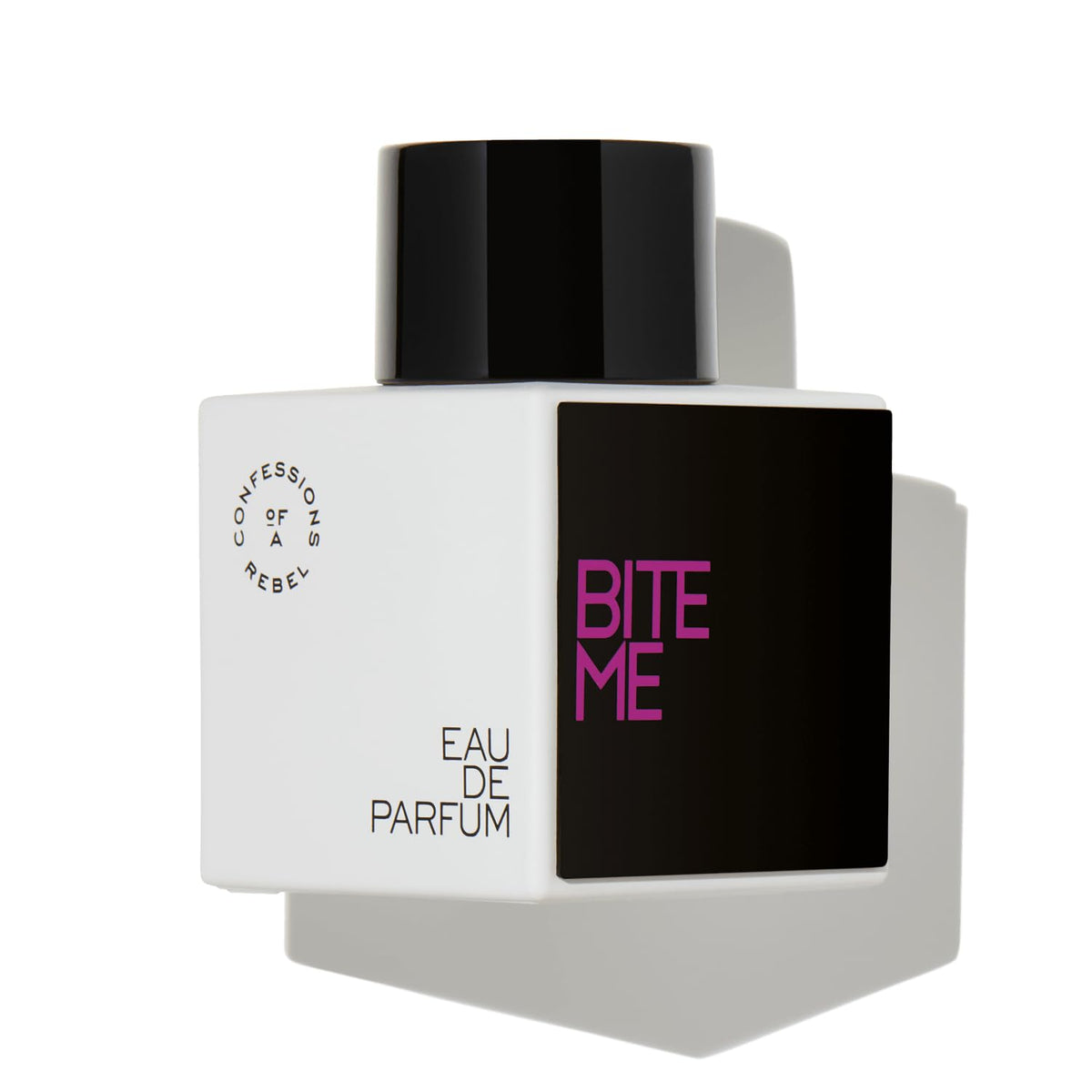 Confessions of a Rebel Bite Me EDP bottle pour for bold, confident wear