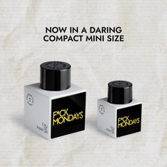 Confessions of a Rebel F*ck Mondays EDP 20ml bottle ready for travel in bags.