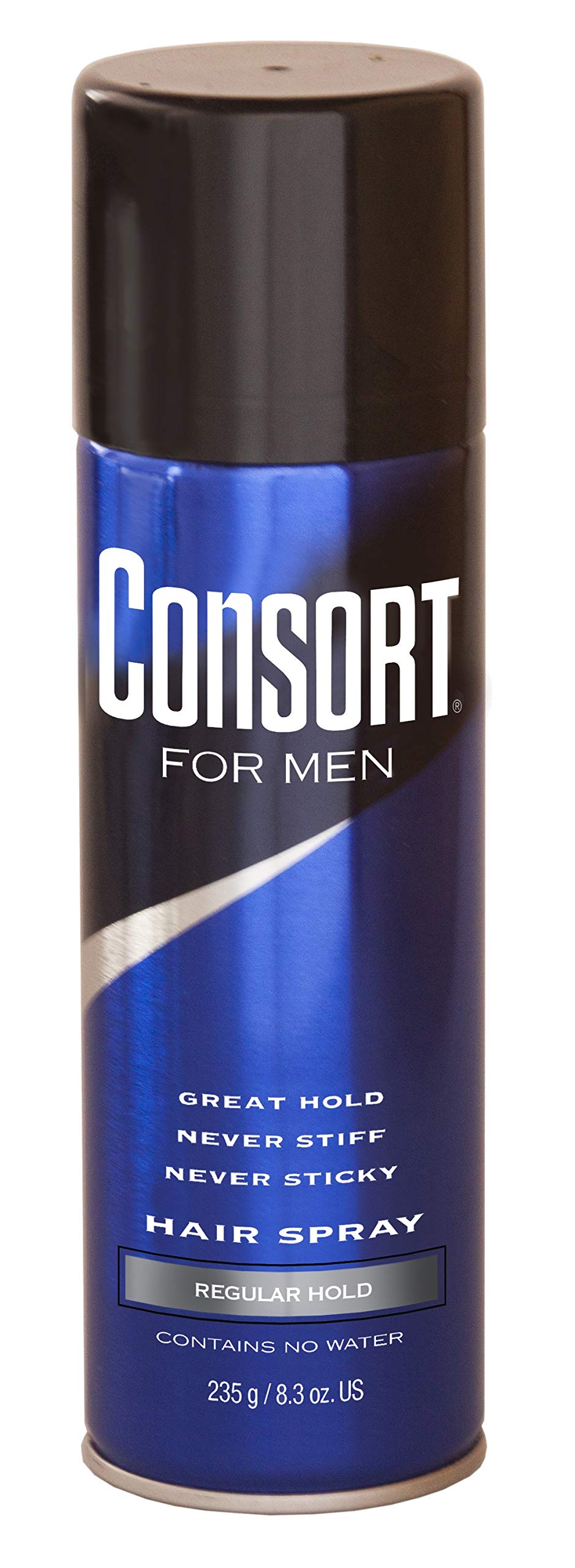 Consort For Men Hair Spray Regular Hold bottle for everyday styling with dependable hold