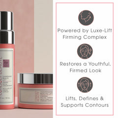 Consult Beaute Champagne Beaute Lift Serum ingredients closeup highlighting nourishment for radiant skin