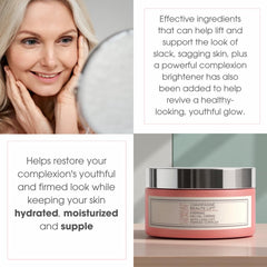Consult Beaute Champagne Lift label on bottle highlights Luxe-Lift Firming Complex