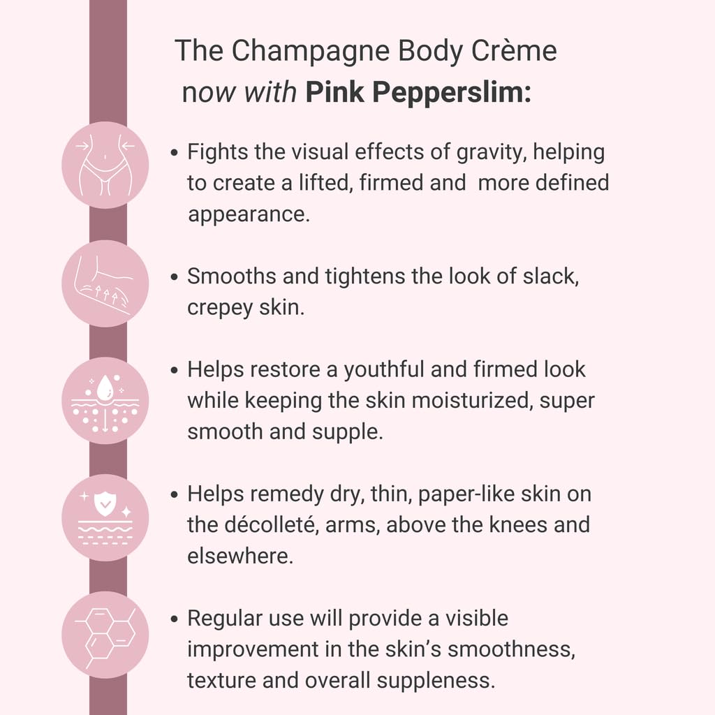 Consult Beaute Champagne Lift close-up texture highlights silky cream and smoothing benefits.