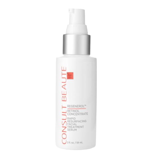 Consult Beaute Regenerol bottle front for daily resurfacing routine