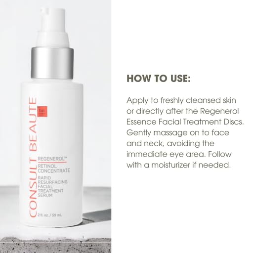 Regenerol applied to the face demonstrates fast absorption for nighttime use
