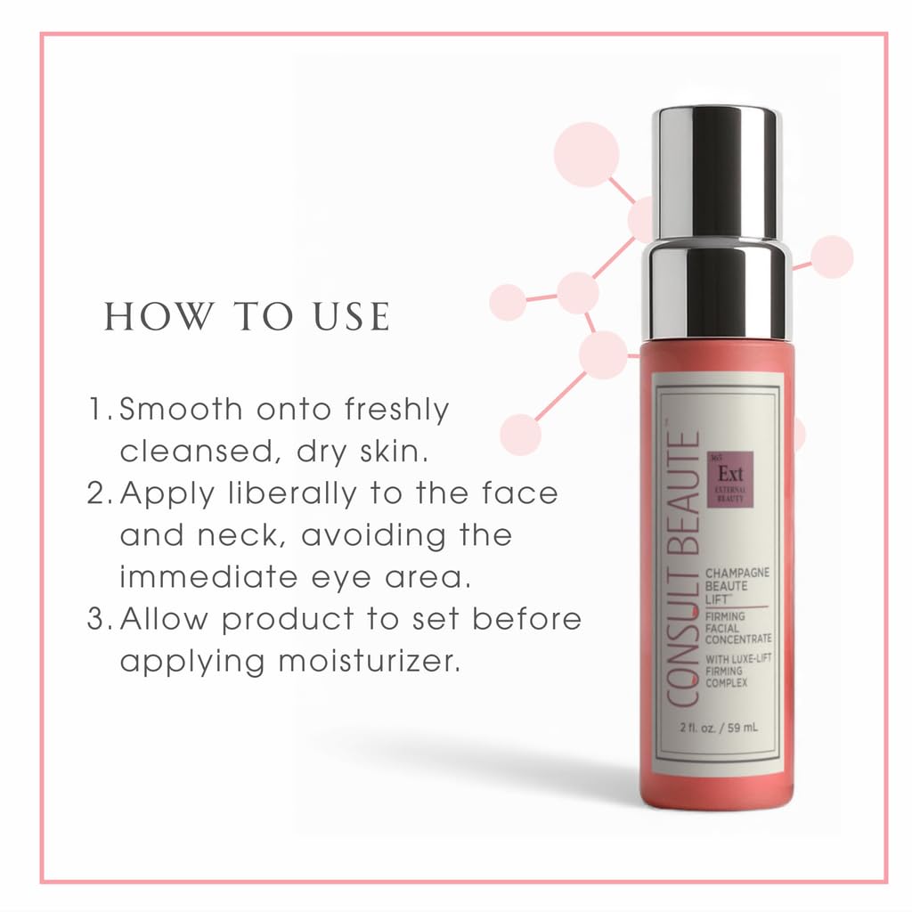 Consult Beaute Champagne Lift glow-on-skin effect on the cheek.