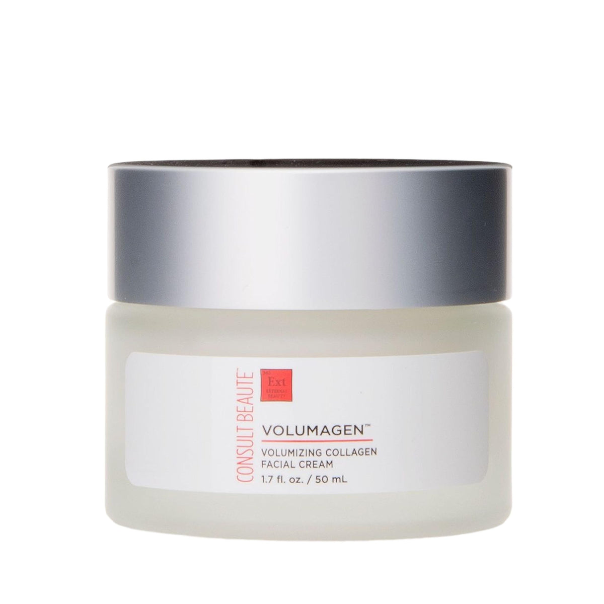 Consult Beaute Volumagen cream jar closeup, rich hydration for a plump, nourished complexion