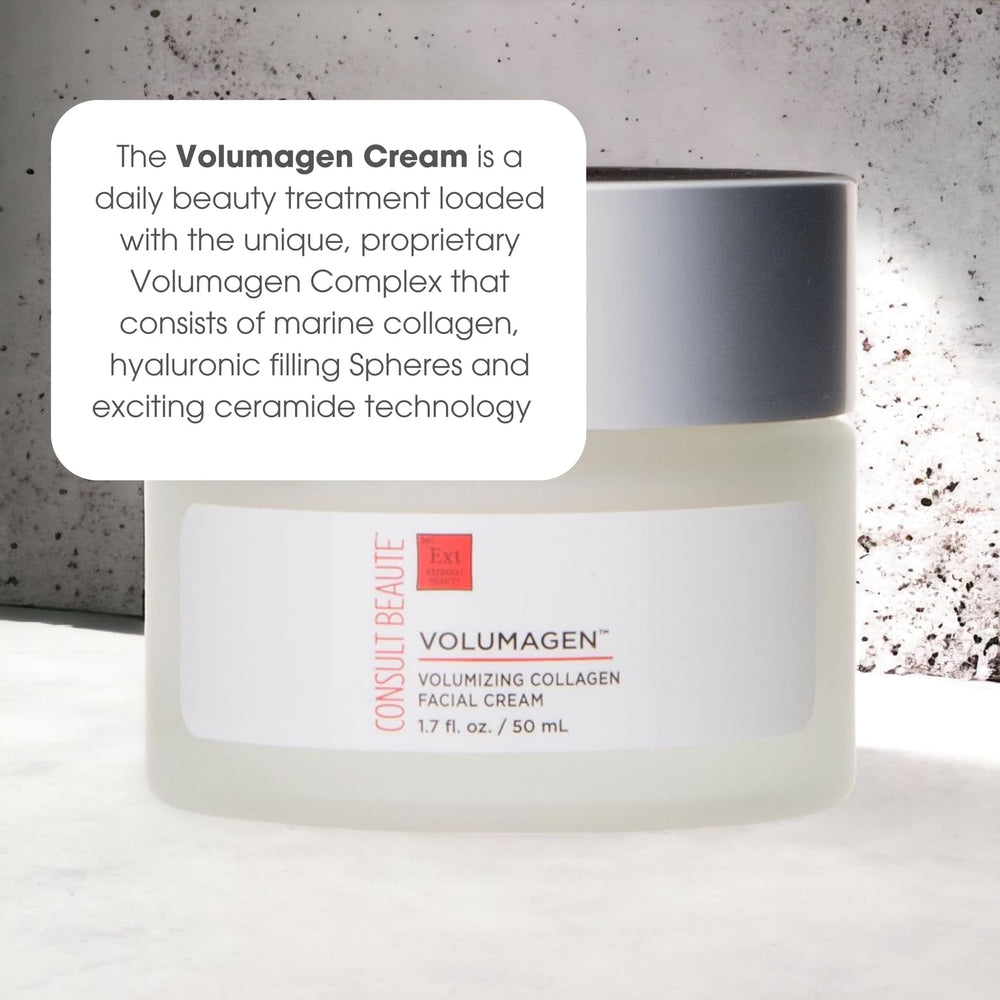 Consult Beaute Volumagen serum-concentrate bottle, paired boost for enhanced plumping