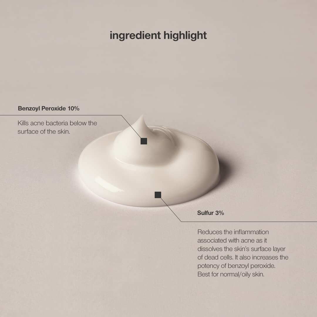 CONTROL CORRECTIVE Clear Med 10% being applied on skin for care.