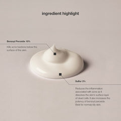 CONTROL CORRECTIVE Clear Med 10% being applied on skin for care.