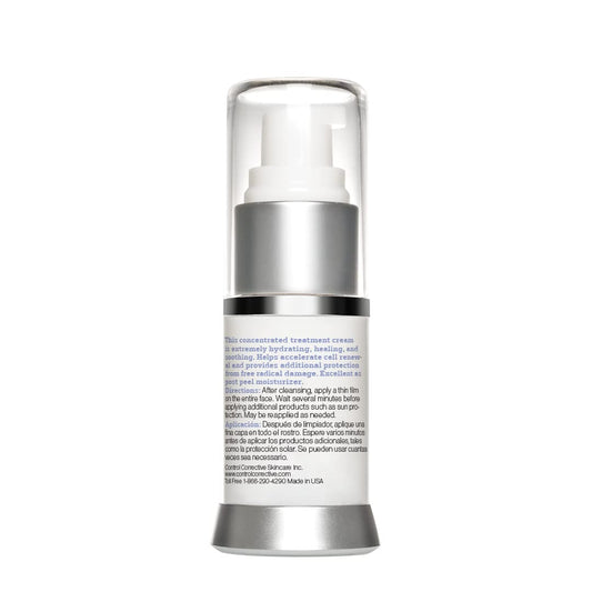 Close-up of CONTROL CORRECTIVE Growth Factor Treatment Cream texture for gentle renewal