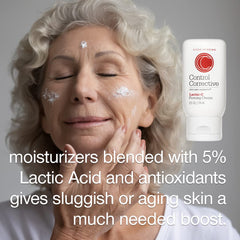 CONTROL CORRECTIVE Lactic-Firming Cream with aloe and hyaluronic acid for moisture.