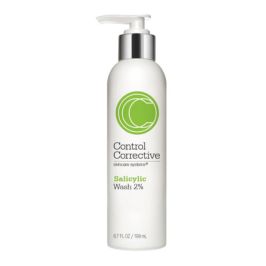 CONTROL CORRECTIVE Salicylic Wash bottle for daily cleansing to help manage oil.