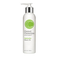 CONTROL CORRECTIVE Salicylic Wash bottle for daily cleansing to help manage oil.