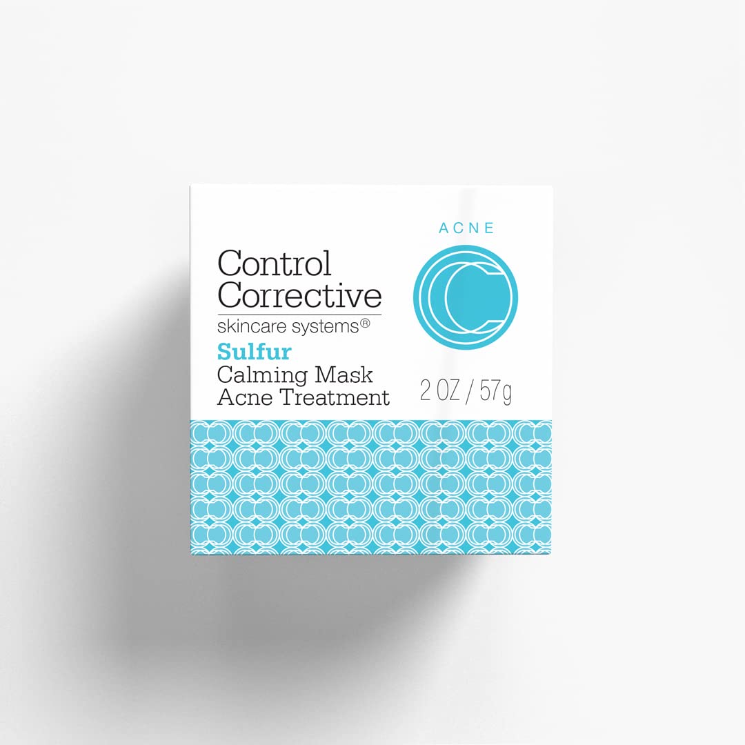 CONTROL CORRECTIVE sulfur calming mask aloe comfort soothing irritated skin.