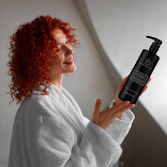 Controlled Chaos conditioner packaging emphasizes paraben- and sulfate-free formula.