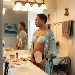 Natural ingredients of Esenta including eucalyptus and lavender.