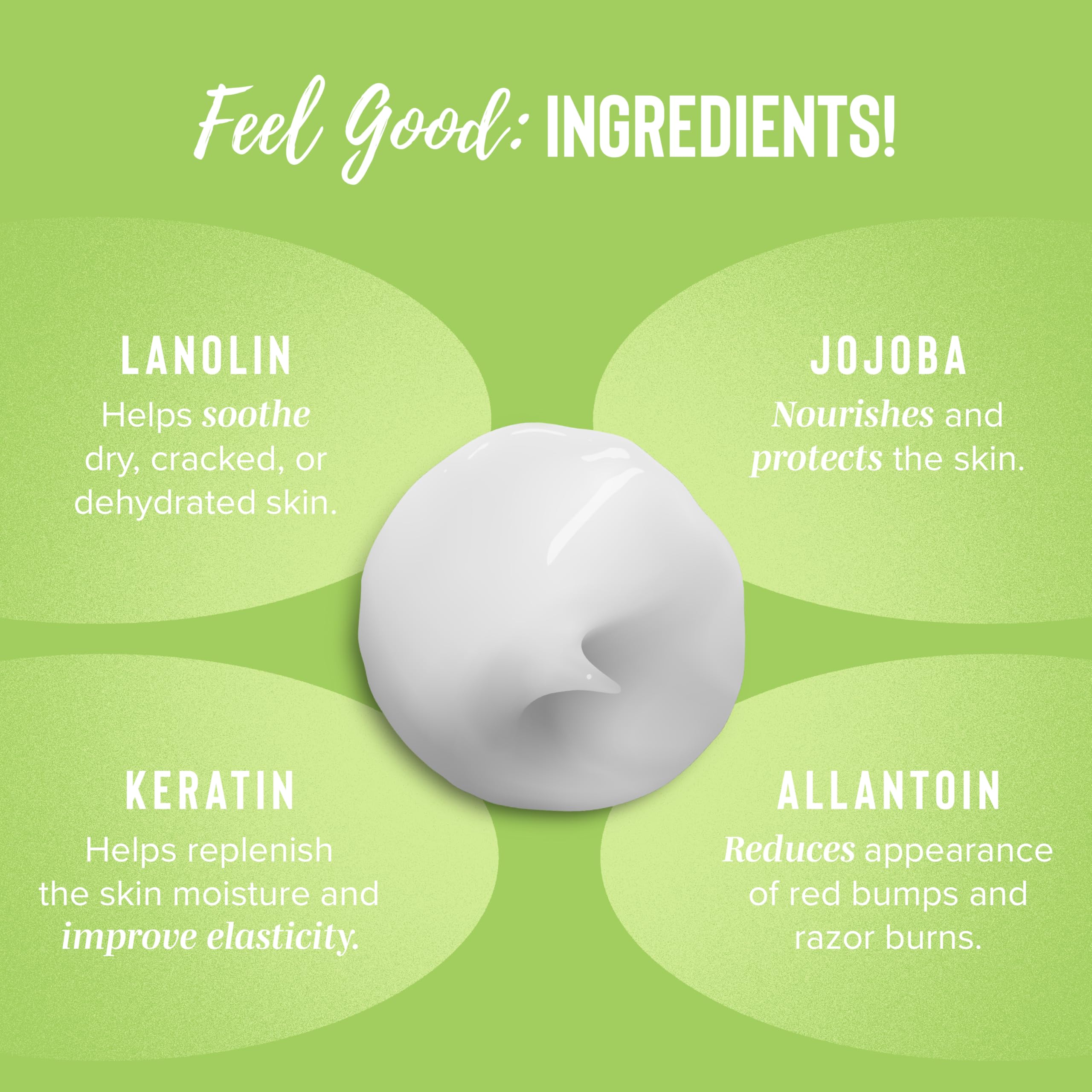 Coochy Intimate shave cream underarms close-up for gentle, hydrating shaving.