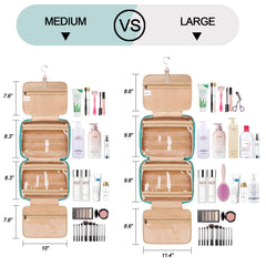 COOSKY ample storage compartments for cosmetics and toiletries