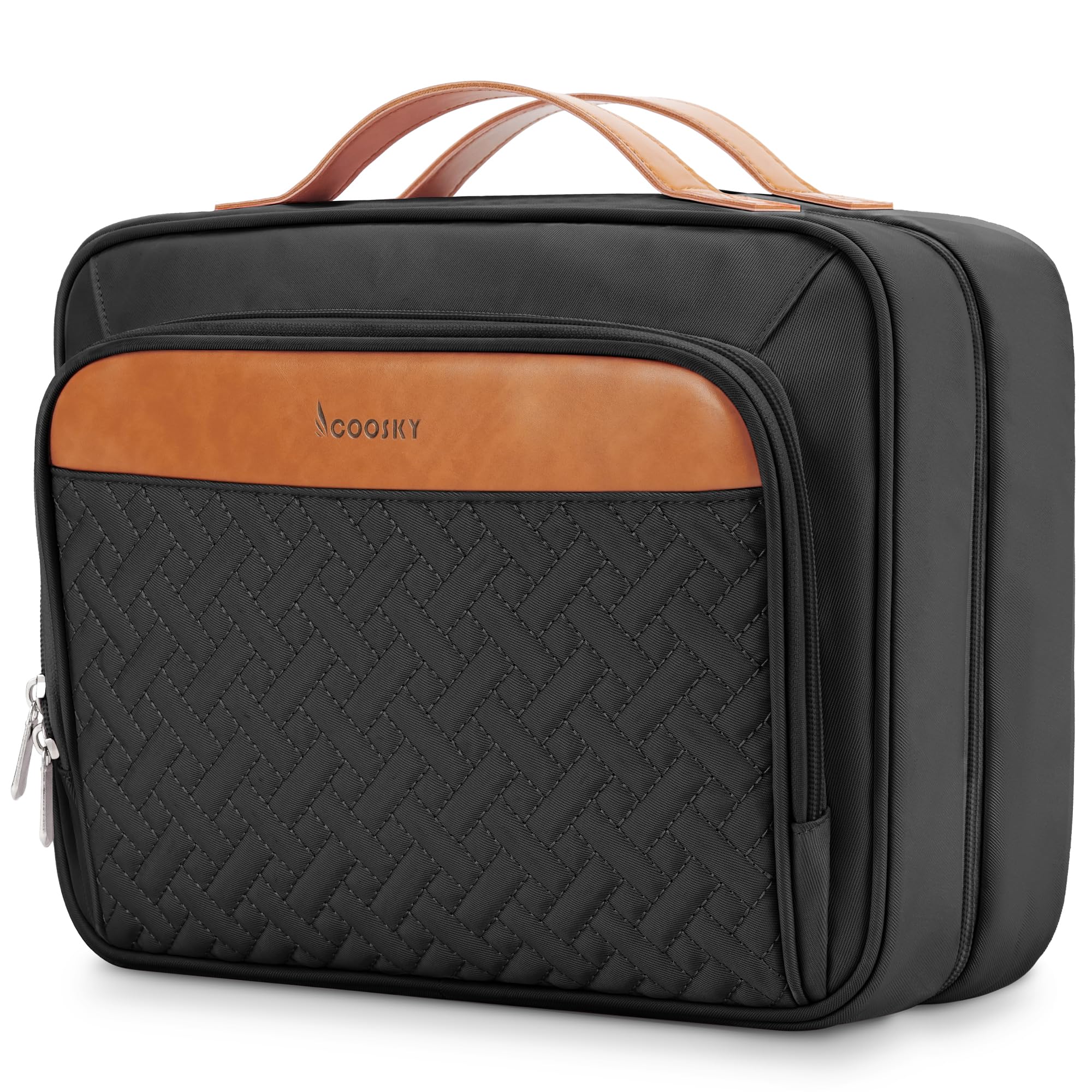 COOSKY compact design fits cosmetics for gym, business, or weekend trips.