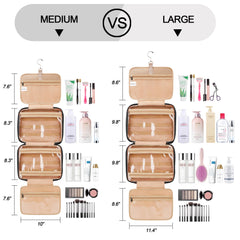 COOSKY toiletry bag with jewelry compartment keeps accessories safe during travel.