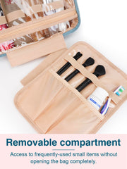 COOSKY bag blue transparent pockets offer quick item visibility