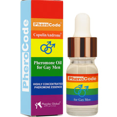 CopulinAndrone PheroCode bottle close-up highlighting long-lasting pheromone scent