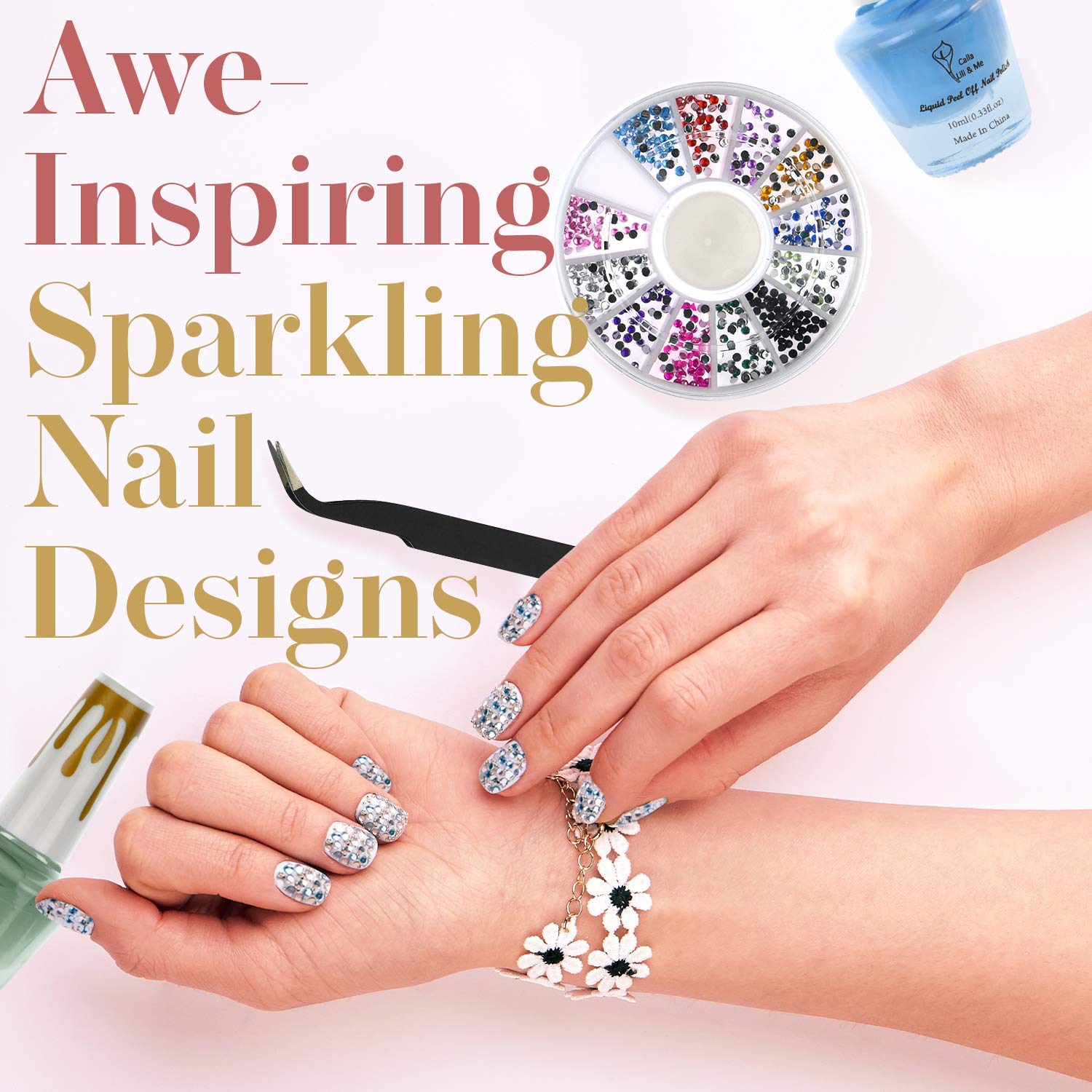 CoralBeau nail glue and supplies enable secure, long-lasting accents.