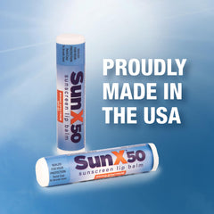 CoreTex Sun X 50 lip balm formula free of parabens and oxybenzone