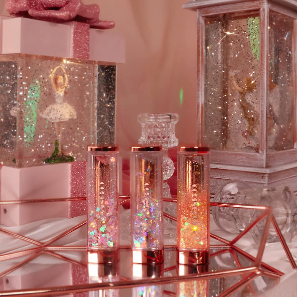 CORINGCO Sparkle Lip Balm Swan Lake long-lasting soft tint on lips