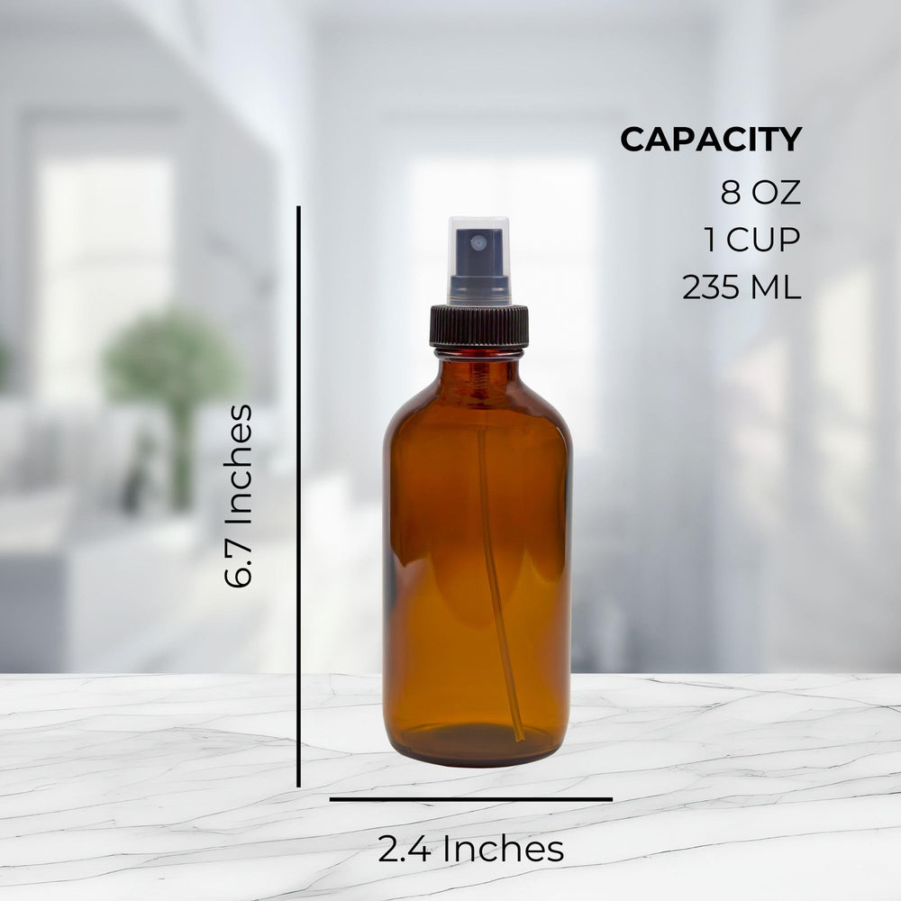 Cornucopia Brands amber glass preserves contents and minimizes light exposure.