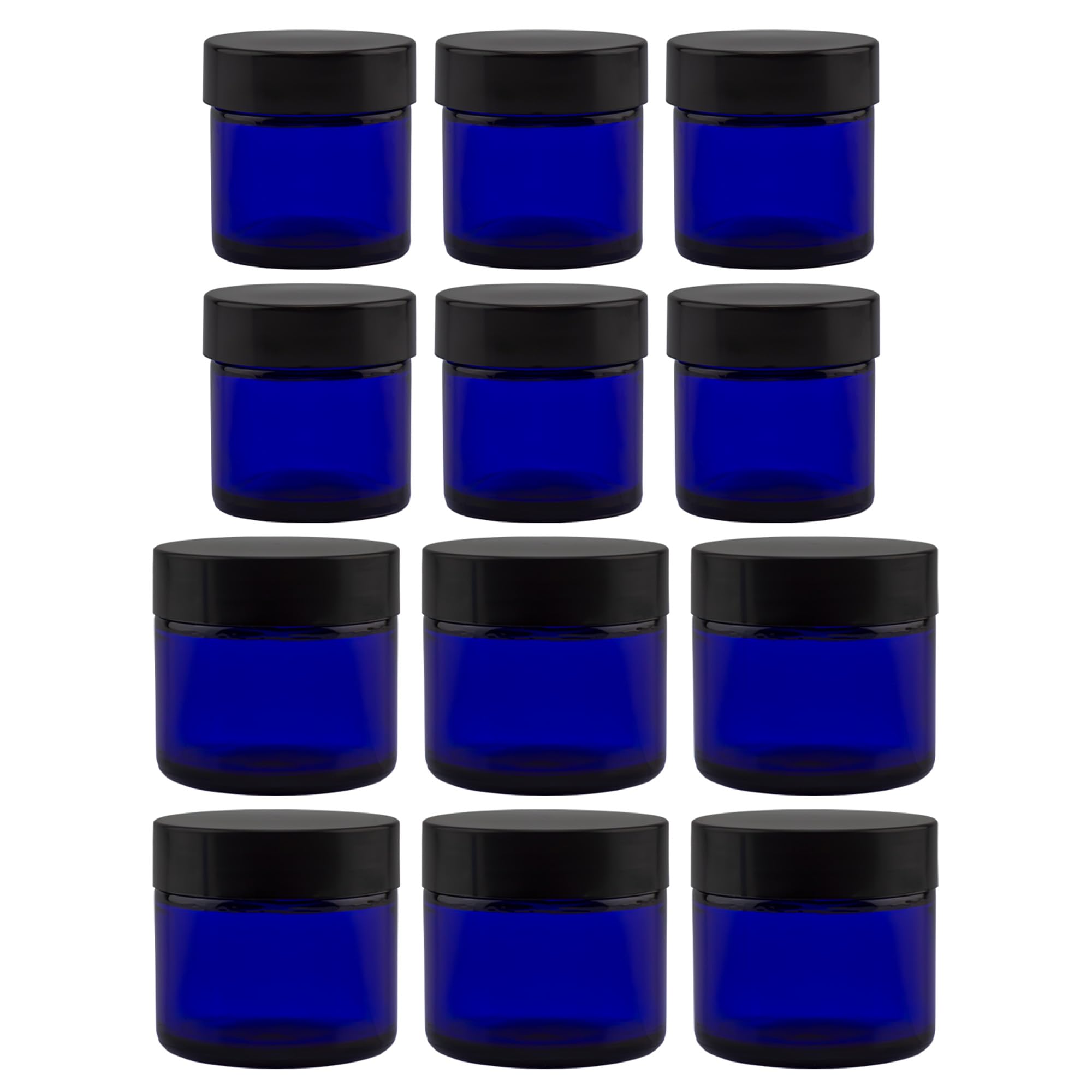 Cornucopia Brands cobalt 1oz glass jar for creams and essential oils