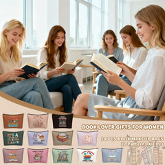 Cosblank compact zipper pouches fit essential cosmetics neatly.