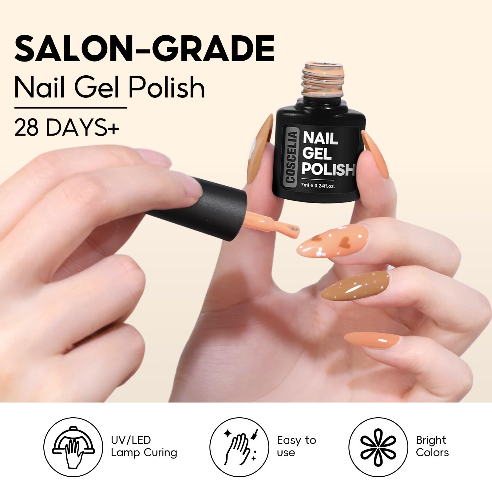 COSCELIA gel polish range supports seasonal looks and outfit matching