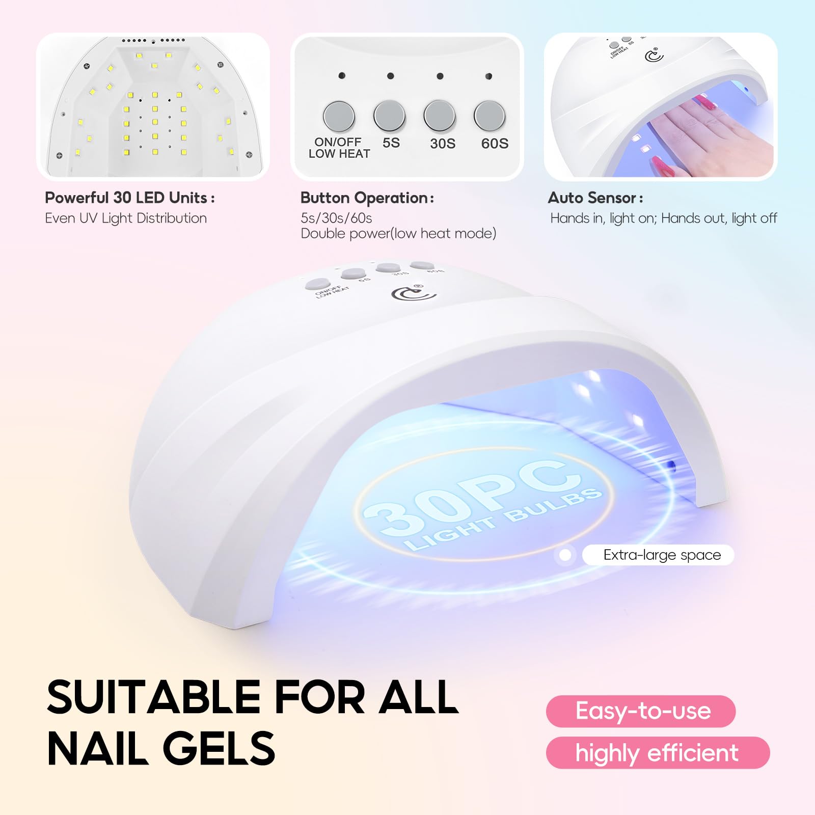 COSCELIA 24-color acrylic powder collection for customizable nail designs