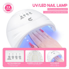 COSCELIA at home gel manicure setup for DIY nails