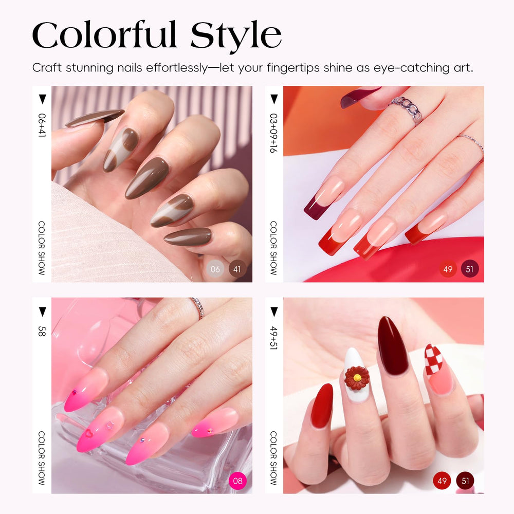 COSCELIA base coat and matte top coat for durable, glossy finishes