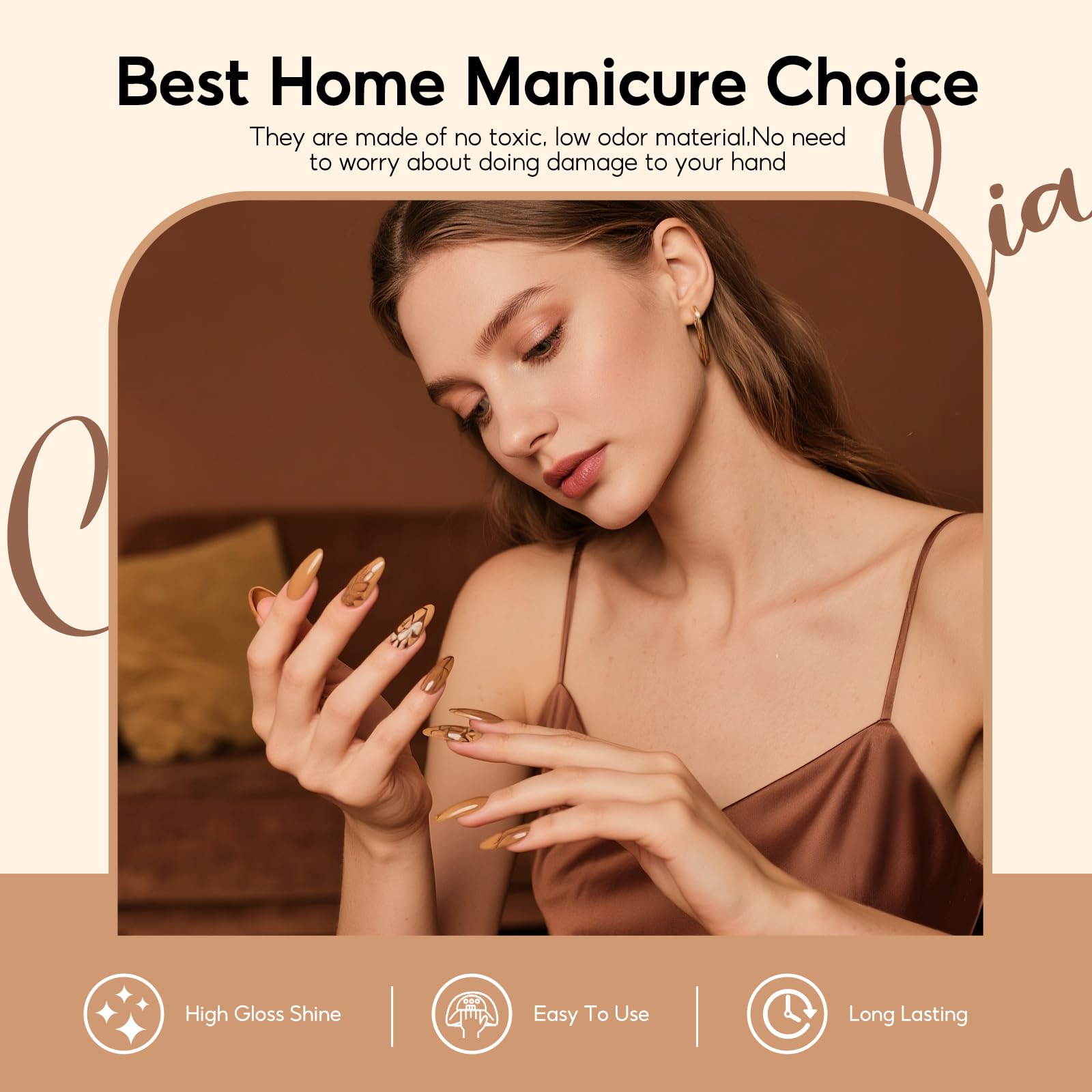 COSCELIA beginner-friendly DIY nail art kit for easy home manicures