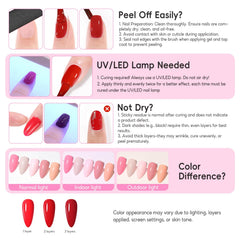 Coscelia easy-application formula supports beginners exploring gel nails.